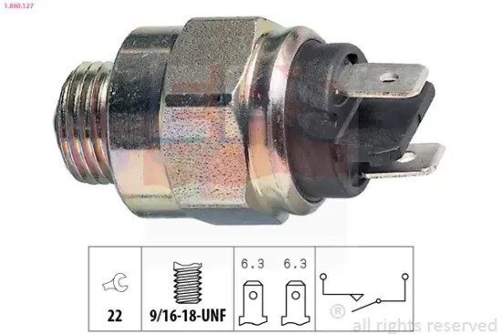 Schalter, Rückfahrleuchte EPS 1.860.127 Bild Schalter, Rückfahrleuchte EPS 1.860.127
