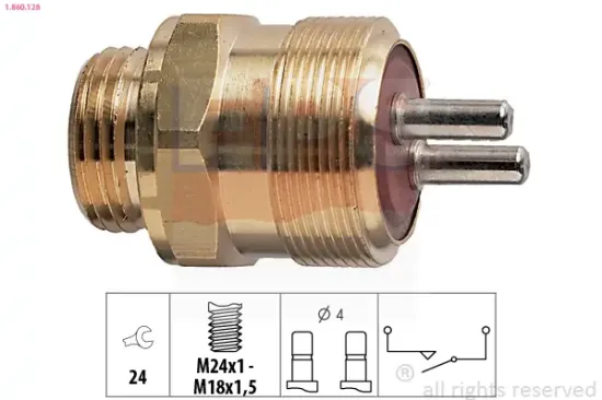 Schalter, Rückfahrleuchte EPS 1.860.128 Bild Schalter, Rückfahrleuchte EPS 1.860.128