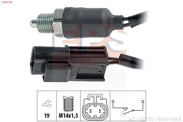 Schalter, Rückfahrleuchte EPS 1.860.140