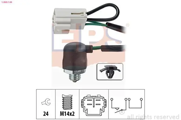Schalter, Rückfahrleuchte EPS 1.860.144