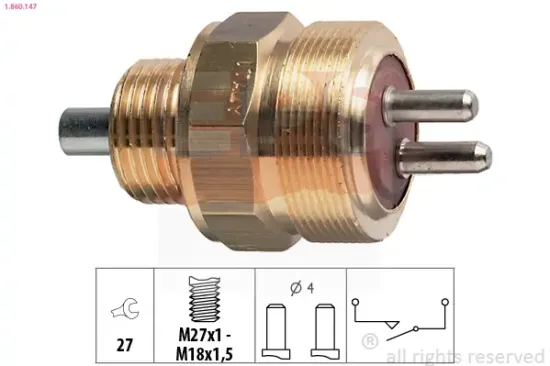 Schalter, Rückfahrleuchte EPS 1.860.147 Bild Schalter, Rückfahrleuchte EPS 1.860.147
