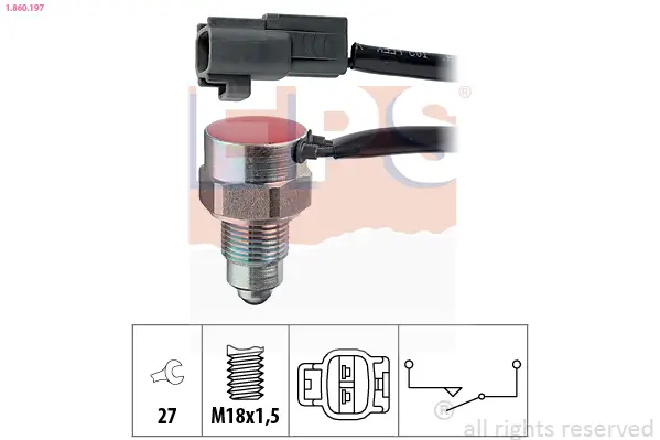 Schalter, Rückfahrleuchte EPS 1.860.197