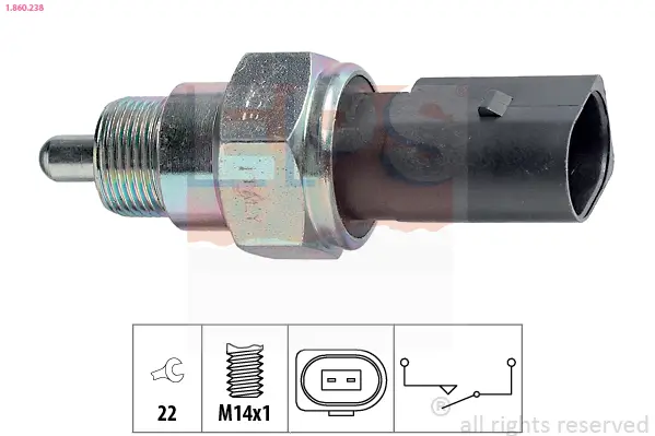 Schalter, Rückfahrleuchte EPS 1.860.238
