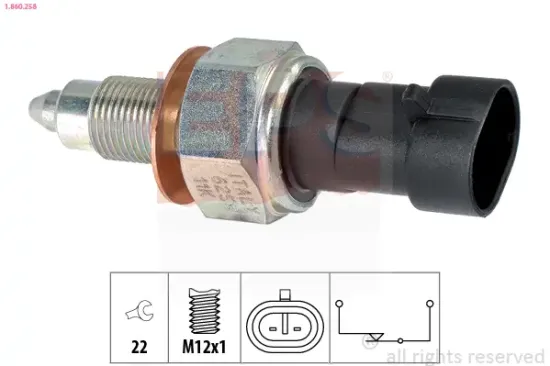 Schalter, Rückfahrleuchte EPS 1.860.258 Bild Schalter, Rückfahrleuchte EPS 1.860.258