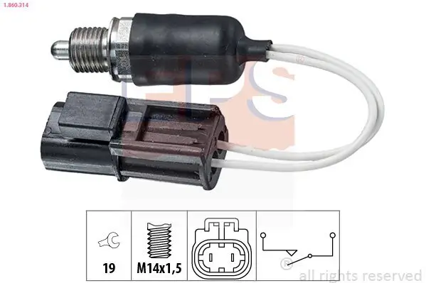 Schalter, Rückfahrleuchte EPS 1.860.314