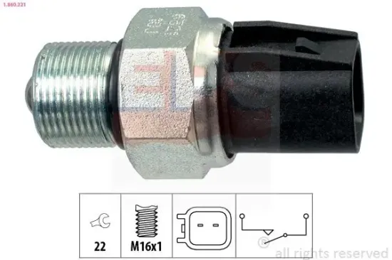 Schalter, Rückfahrleuchte EPS 1.860.321 Bild Schalter, Rückfahrleuchte EPS 1.860.321