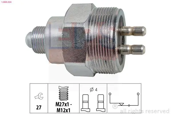 Schalter, Rückfahrleuchte EPS 1.860.324 Bild Schalter, Rückfahrleuchte EPS 1.860.324