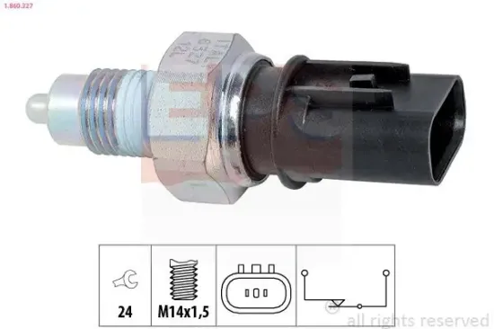 Schalter, Rückfahrleuchte EPS 1.860.327 Bild Schalter, Rückfahrleuchte EPS 1.860.327