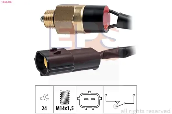 Schalter, Rückfahrleuchte EPS 1.860.346 Bild Schalter, Rückfahrleuchte EPS 1.860.346