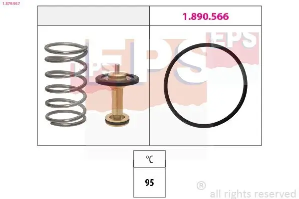 Thermostat, Kühlmittel EPS 1.879.957