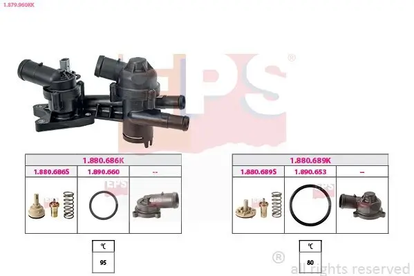 Thermostat, Kühlmittel EPS 1.879.960KK