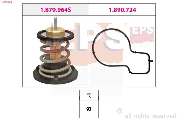 Thermostat, Kühlmittel EPS 1.879.964 Bild Thermostat, Kühlmittel EPS 1.879.964