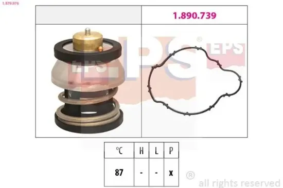 Thermostat, Kühlmittel EPS 1.879.976 Bild Thermostat, Kühlmittel EPS 1.879.976