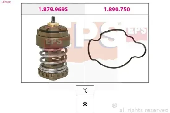Thermostat, Kühlmittel EPS 1.879.981 Bild Thermostat, Kühlmittel EPS 1.879.981
