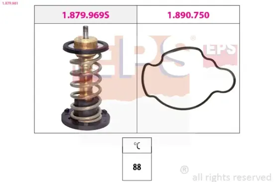 Thermostat, Kühlmittel EPS 1.879.981 Bild Thermostat, Kühlmittel EPS 1.879.981