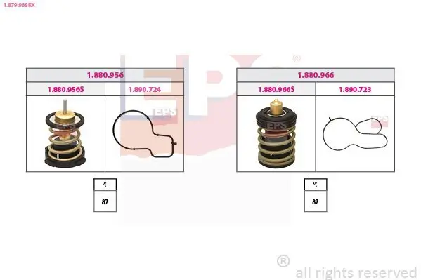 Thermostat, Kühlmittel EPS 1.879.985KK