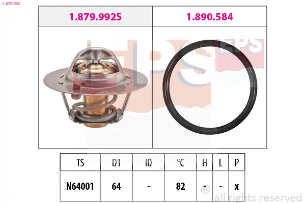 Thermostat, Kühlmittel EPS 1.879.992