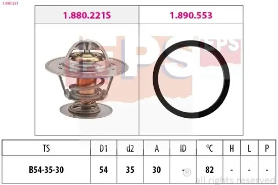 Thermostat, Kühlmittel EPS 1.880.221 Bild Thermostat, Kühlmittel EPS 1.880.221