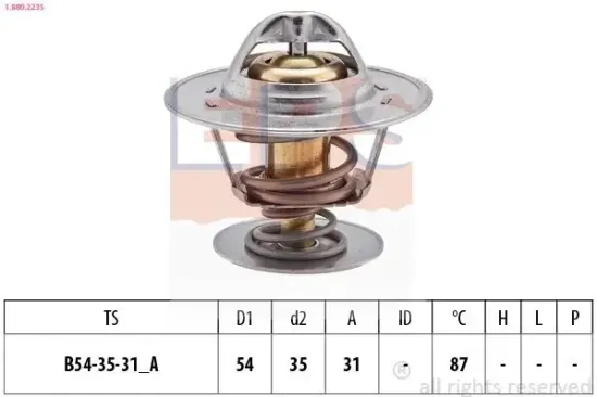 Thermostat, Kühlmittel EPS 1.880.223S Bild Thermostat, Kühlmittel EPS 1.880.223S