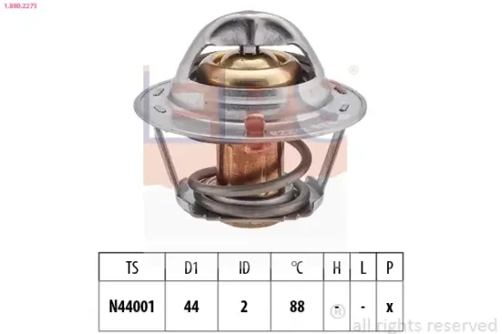 Thermostat, Kühlmittel EPS 1.880.227S Bild Thermostat, Kühlmittel EPS 1.880.227S