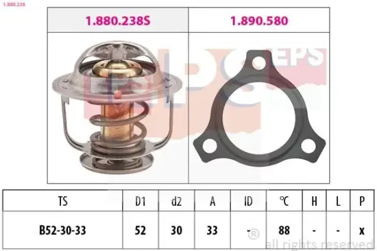 Thermostat, Kühlmittel EPS 1.880.238 Bild Thermostat, Kühlmittel EPS 1.880.238