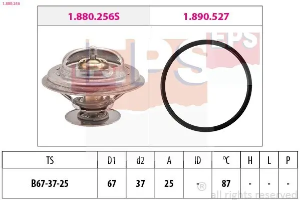 Thermostat, Kühlmittel EPS 1.880.256 Bild Thermostat, Kühlmittel EPS 1.880.256