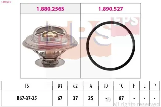 Thermostat, Kühlmittel EPS 1.880.256 Bild Thermostat, Kühlmittel EPS 1.880.256