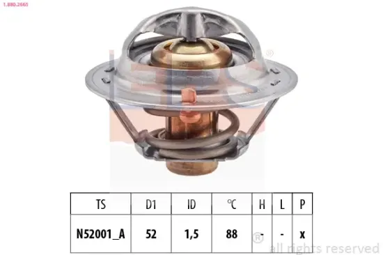 Thermostat, Kühlmittel EPS 1.880.266S Bild Thermostat, Kühlmittel EPS 1.880.266S