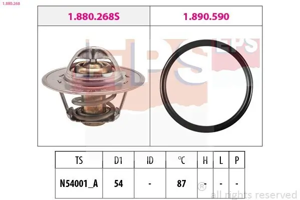 Thermostat, Kühlmittel EPS 1.880.268