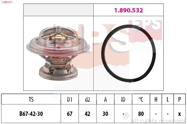 Thermostat, Kühlmittel EPS 1.880.271