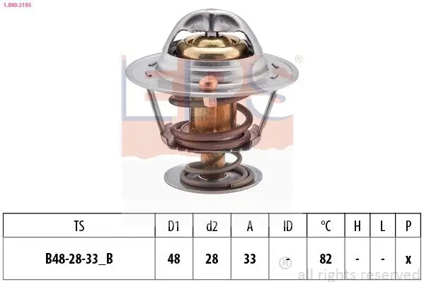 Thermostat, Kühlmittel EPS 1.880.319S