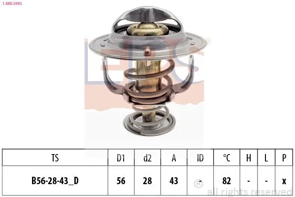 Thermostat, Kühlmittel EPS 1.880.399S