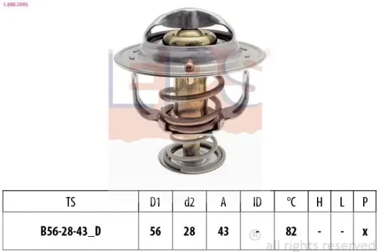 Thermostat, Kühlmittel EPS 1.880.399S Bild Thermostat, Kühlmittel EPS 1.880.399S