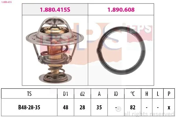 Thermostat, Kühlmittel EPS 1.880.415