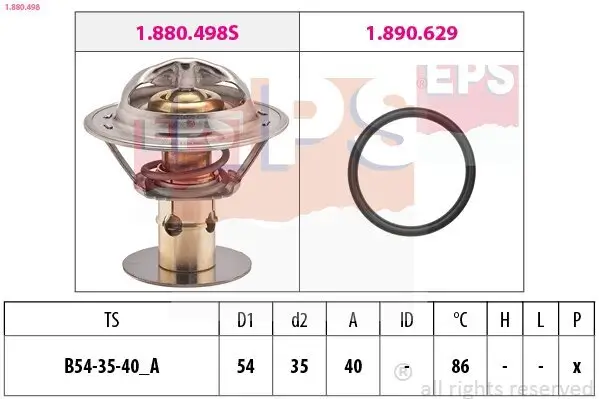 Thermostat, Kühlmittel EPS 1.880.498