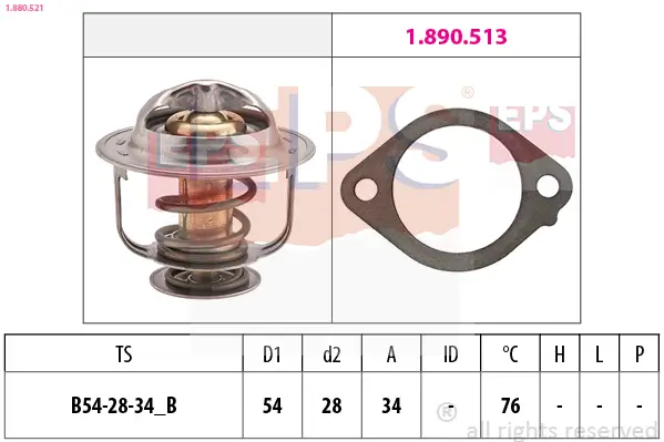 Thermostat, Kühlmittel EPS 1.880.521