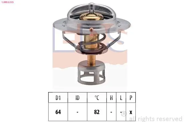 Thermostat, Kühlmittel EPS 1.880.523S