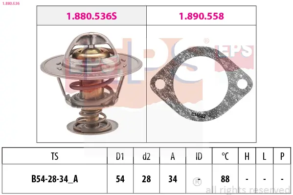 Thermostat, Kühlmittel EPS 1.880.536