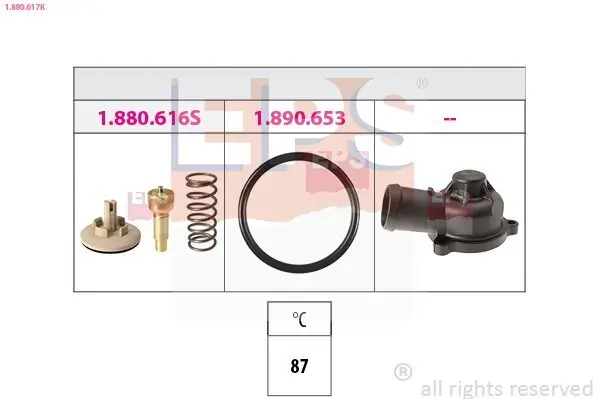 Thermostat, Kühlmittel EPS 1.880.617K