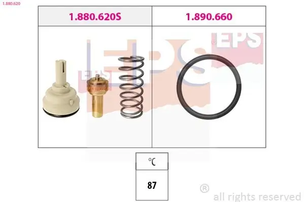 Thermostat, Kühlmittel EPS 1.880.620 Bild Thermostat, Kühlmittel EPS 1.880.620