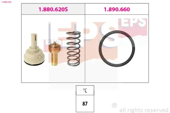 Thermostat, Kühlmittel EPS 1.880.620 Bild Thermostat, Kühlmittel EPS 1.880.620