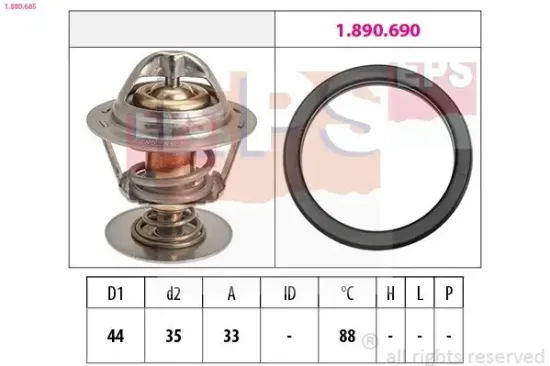 Thermostat, Kühlmittel EPS 1.880.685 Bild Thermostat, Kühlmittel EPS 1.880.685