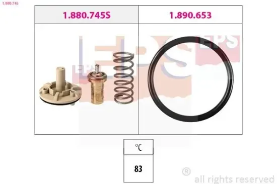 Thermostat, Kühlmittel EPS 1.880.745 Bild Thermostat, Kühlmittel EPS 1.880.745