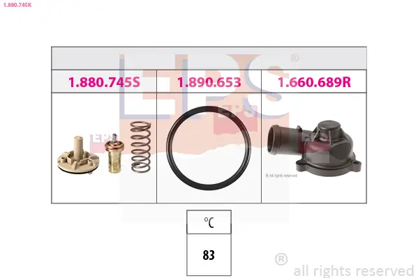 Thermostat, Kühlmittel EPS 1.880.745K