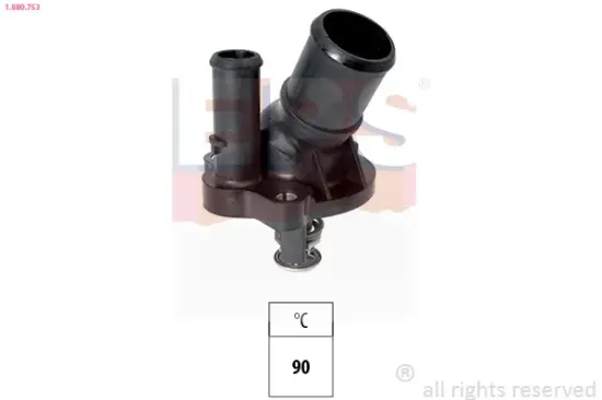 Thermostat, Kühlmittel EPS 1.880.753 Bild Thermostat, Kühlmittel EPS 1.880.753