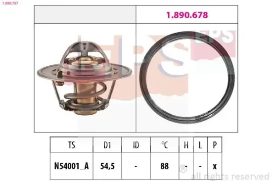 Thermostat, Kühlmittel EPS 1.880.787 Bild Thermostat, Kühlmittel EPS 1.880.787