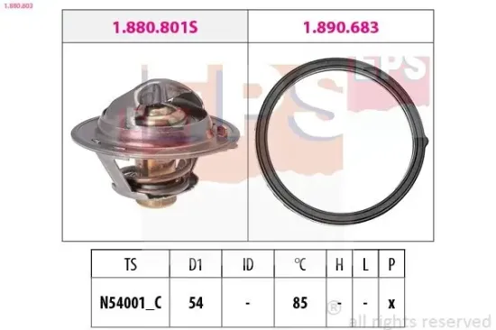 Thermostat, Kühlmittel EPS 1.880.803 Bild Thermostat, Kühlmittel EPS 1.880.803