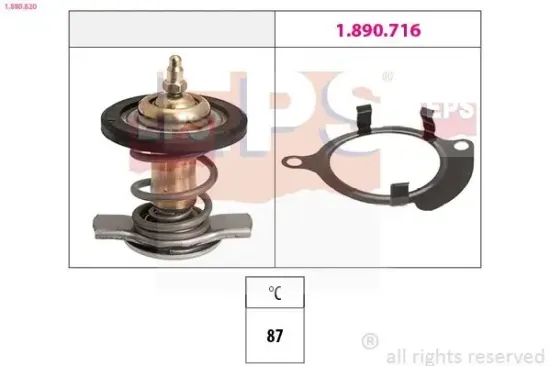 Thermostat, Kühlmittel EPS 1.880.820 Bild Thermostat, Kühlmittel EPS 1.880.820