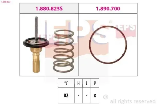 Thermostat, Kühlmittel EPS 1.880.823 Bild Thermostat, Kühlmittel EPS 1.880.823