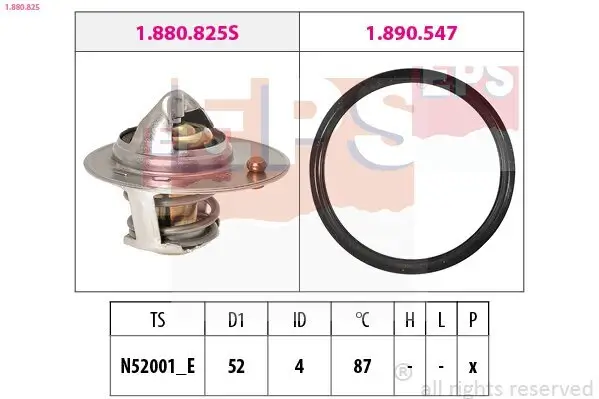 Thermostat, Kühlmittel EPS 1.880.825